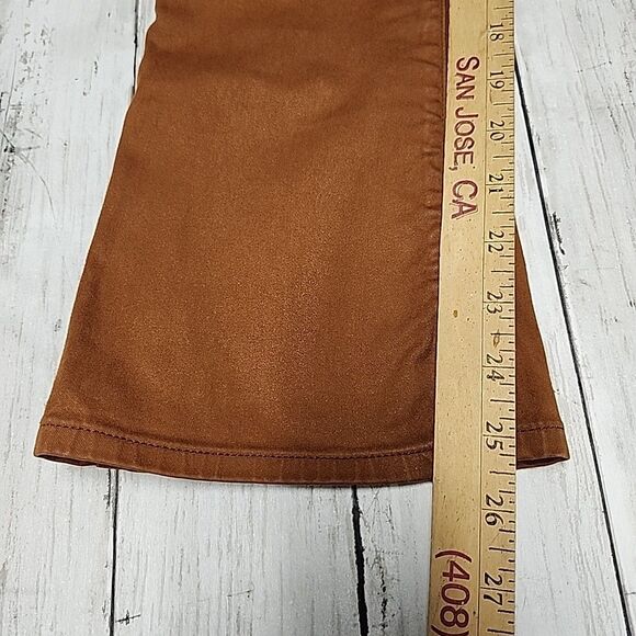 FRAME Le Crop Mini Boot Womens Size 25 Tobacco Rust Cropped Bootcut Jeans - Picture 9 of 13